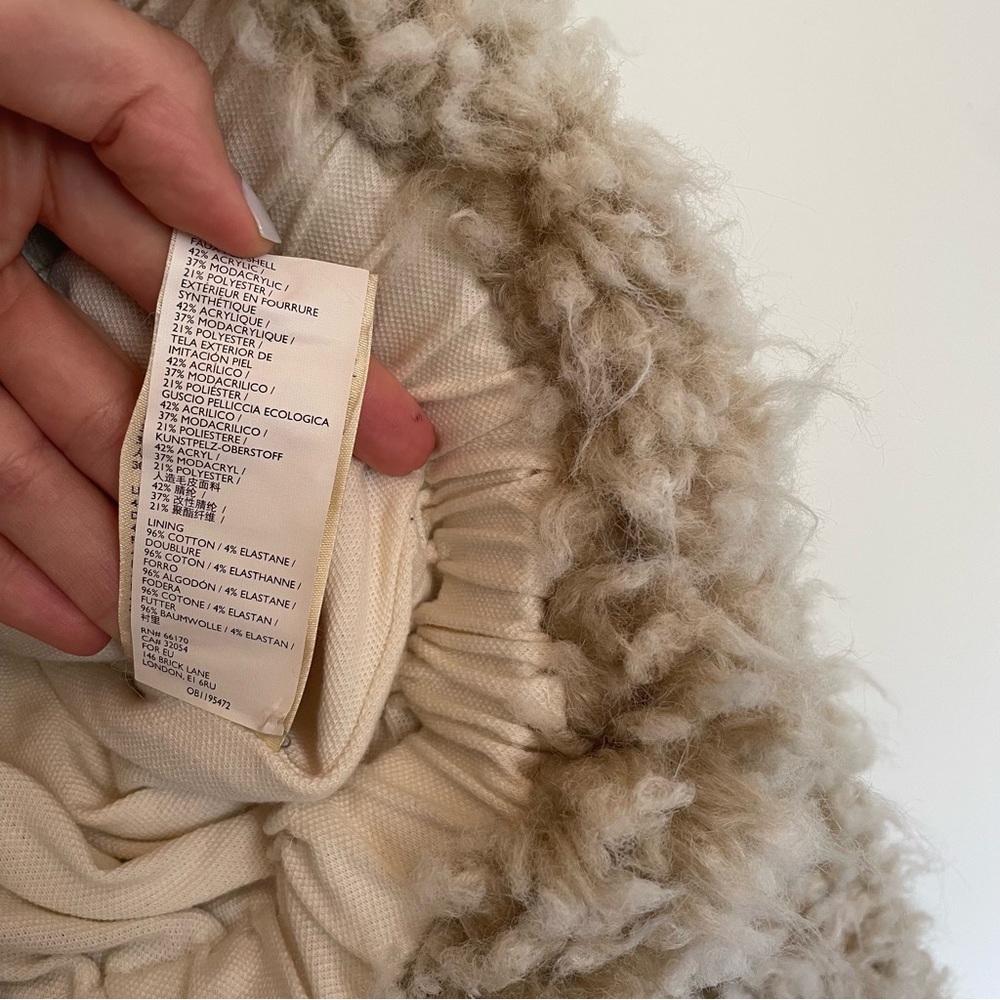 Anthropologie Brenna Faux Fur Jacket - Picture 9 of 11